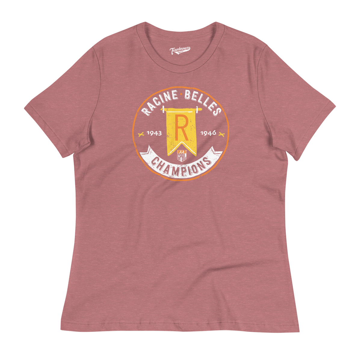 Racine Belles Champions - Women's Relaxed Fit T-Shirt | Officially Licensed - AAGPBL