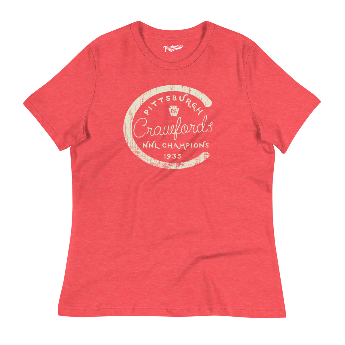 1935 Champions - Pittsburgh Crawfords - Women's Relaxed Fit T-Shirt | Officially Licensed - NLBM