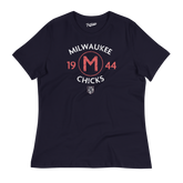 Milwaukee Chicks Champions - Women's Relaxed Fit T-Shirt | Officially Licensed - AAGPBL