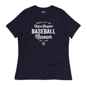 NLBM - Negro Leagues Baseball Museum - Est 1990 - Women's Relaxed Fit T-Shirt