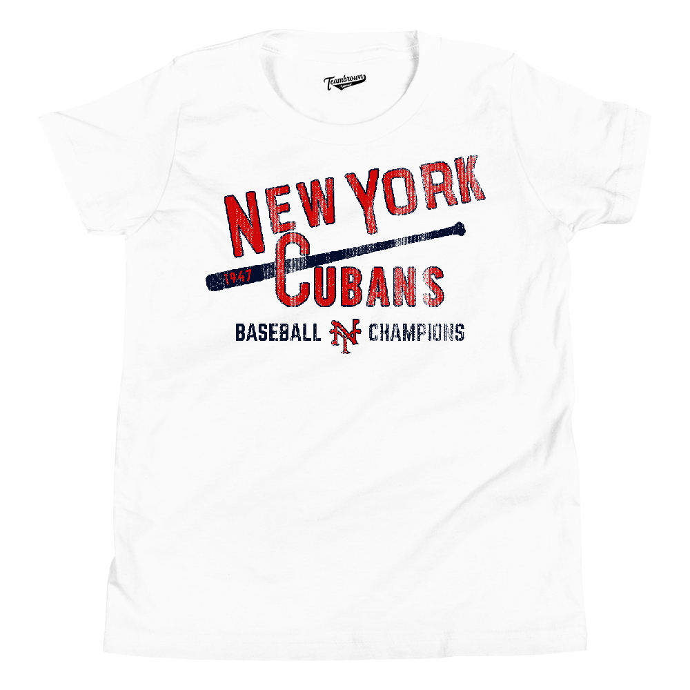 Men's New York Cubans Team Hall of Famer Grey Roster T-Shirt